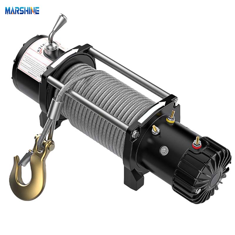 Máquina de cabrestante de cable de 12 V/24 V con alimentación eléctrica de 12000 lb