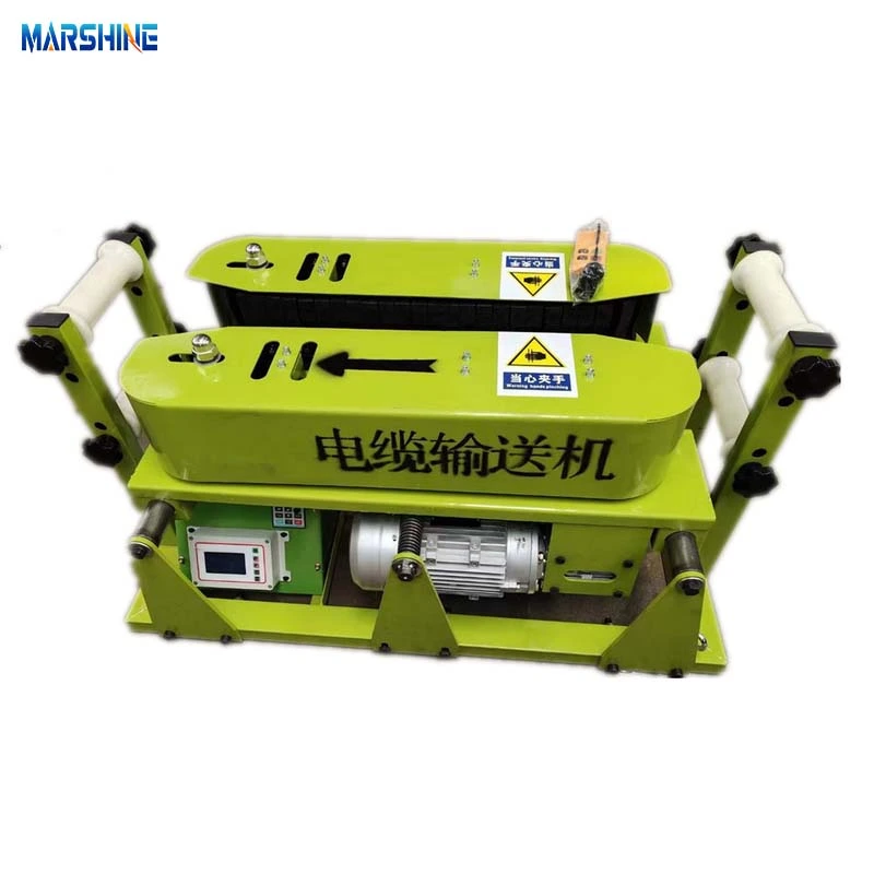 Transportador de cable de alimentación de tirar de cable eléctrico
