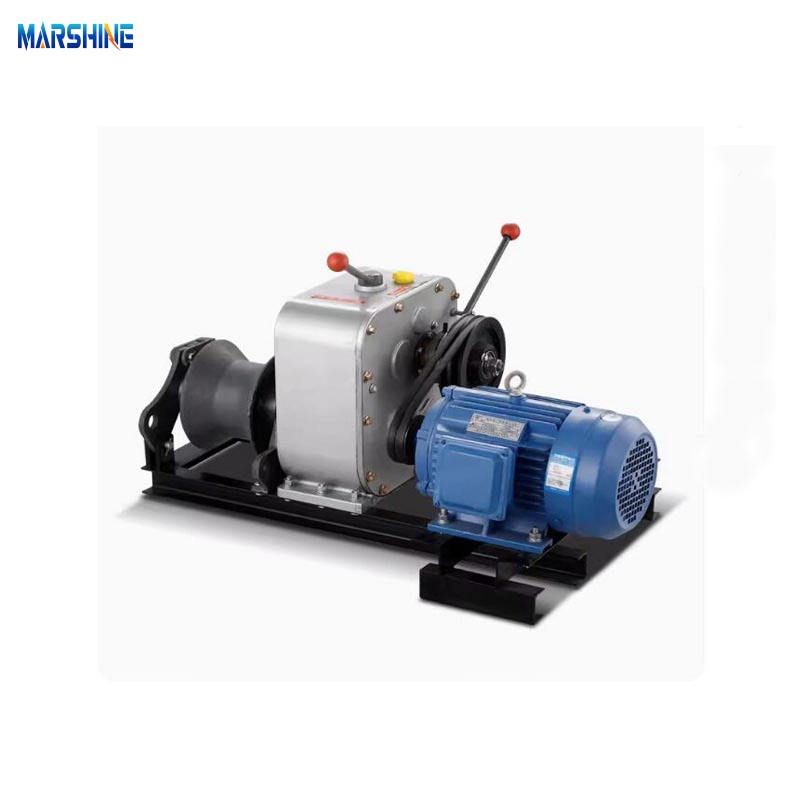 Máquina de cabrestante de cable eléctrico retráctil rápido