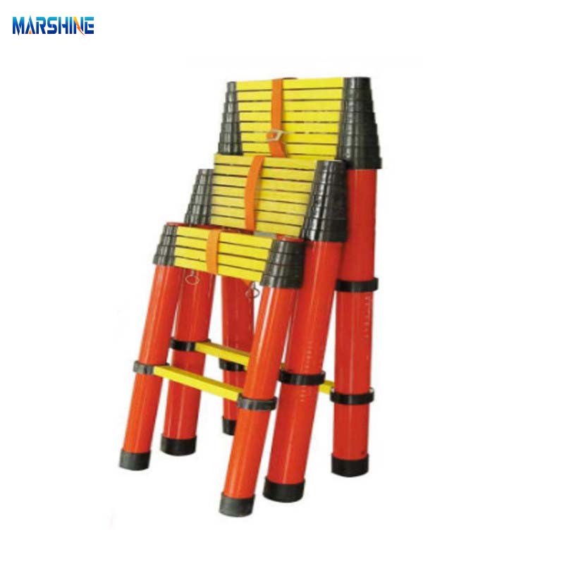 Escalera flexible de fibra de vidrio totalmente aislada