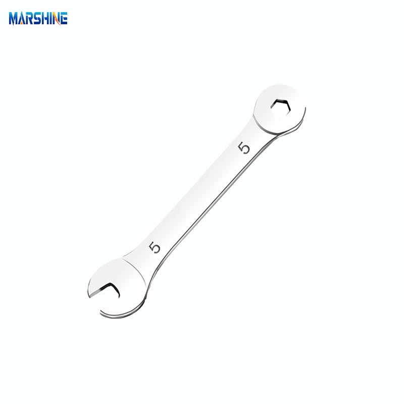 Llave de combinación de extremo abierto galvanizado