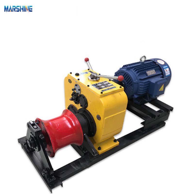 Máquina de tirar de cabrestante de cable portátil de alta velocidad