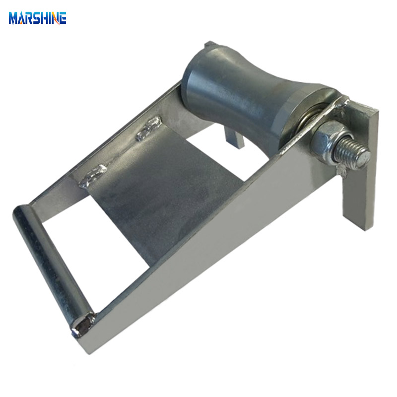 Rodillo guía de cuerda estilo ángulo biselado MAR-RR-5 galvanizado