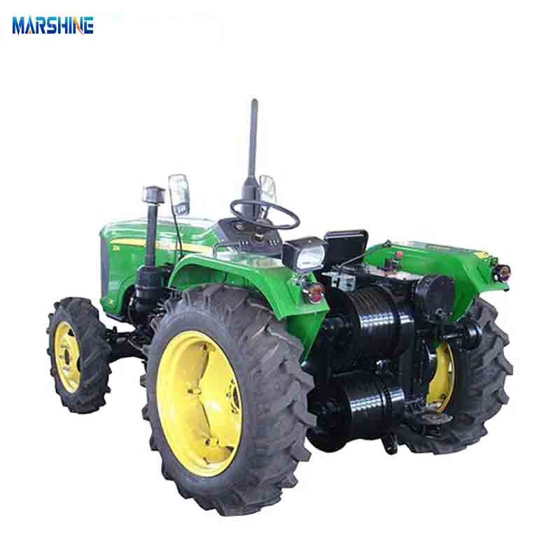 Línea de transmisión Power Walking Tractor Cable Tire de cabrestante